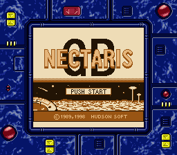 Nectaris GB title screen