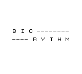 Biorhythm title screen